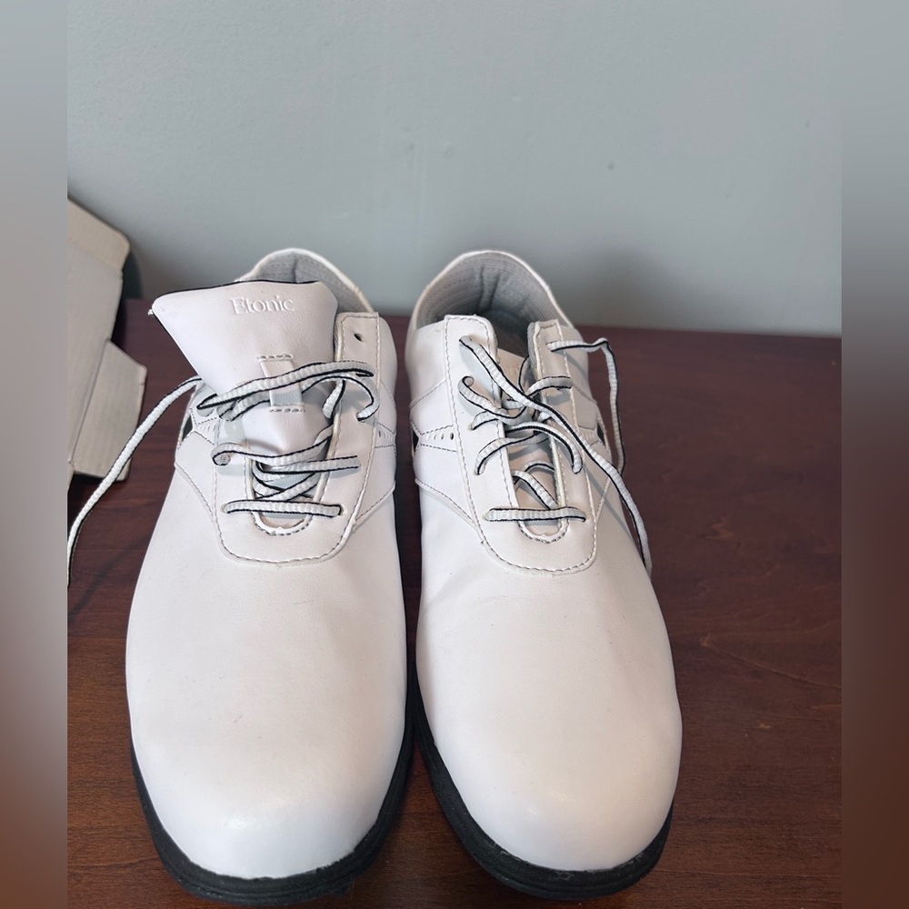 Etonic LiteTech Lady Womens white, water resistant golf shoe NIB size 91/2 - Picture 4 of 8